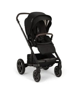 Nuna Mixx Next Pushchair 5 Piece Travel Bundle with PIPA Next Car Seat & Base - Caviar