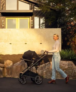 Nuna MIXX Next Pushchair Bundle with ARRA Flex Car Seat & BASE Curv Base - Caviar