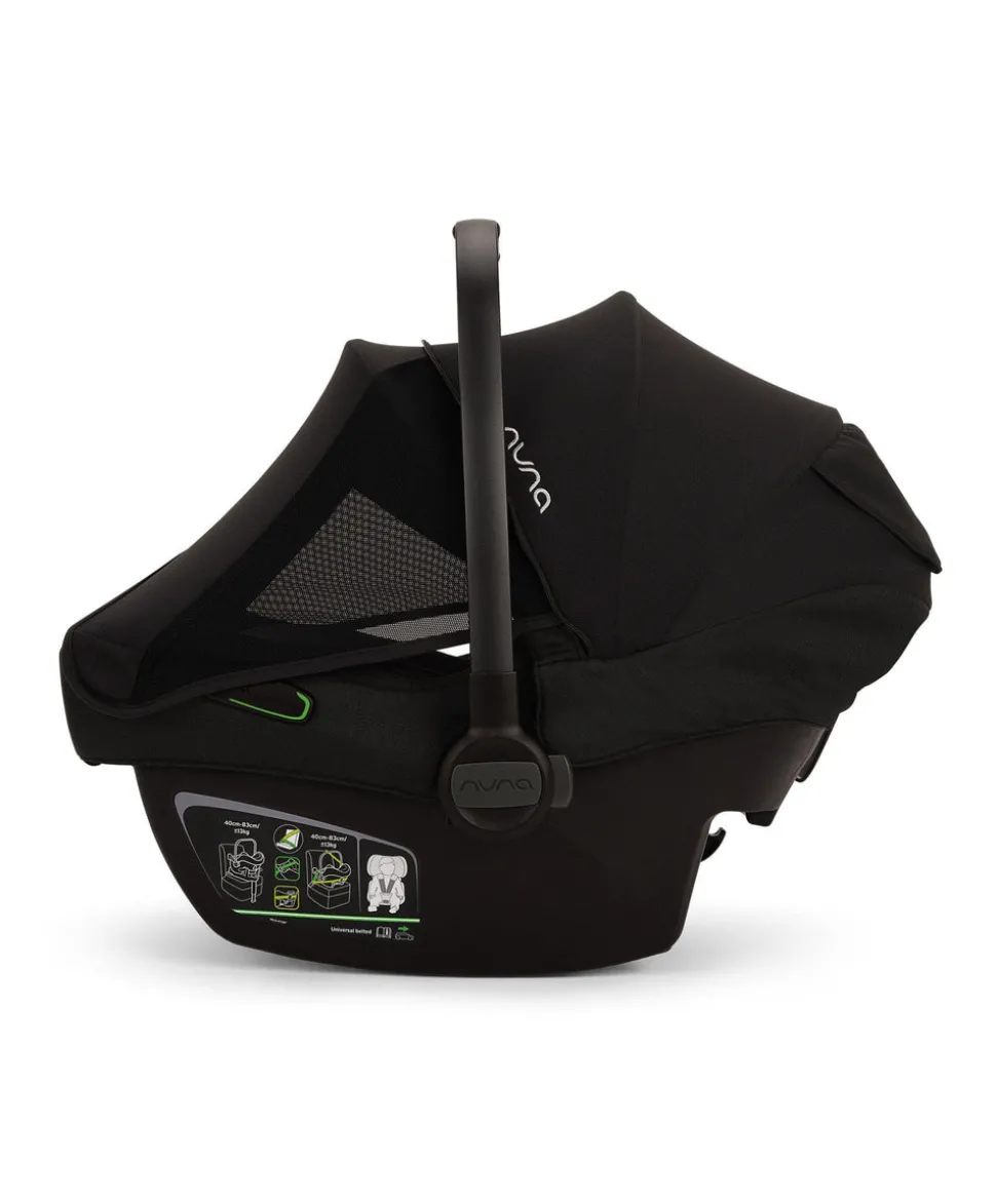 Nuna Mixx Next Pushchair 5 Piece Travel Bundle with PIPA Next Car Seat & Base - Biscotti