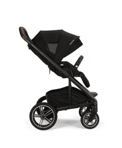 Nuna Mixx Next Pushchair 4 Piece Travel Bundle with TODL Next Car Seat & Base - Caviar