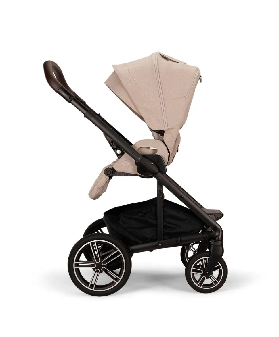 Nuna MIXX Next Urbn Bundle with PIPA Urbn Car Seat - Biscotti