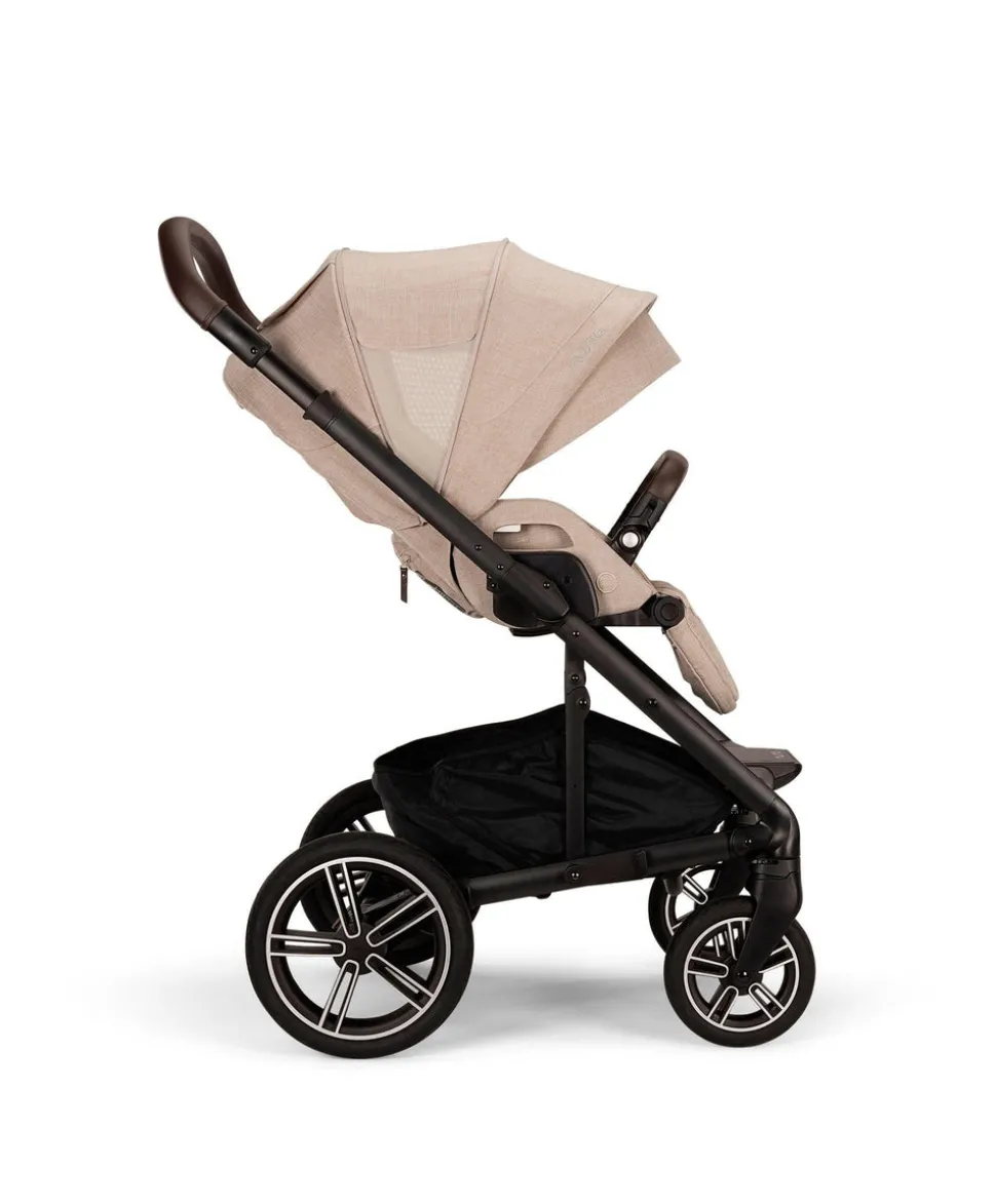 Nuna MIXX Next Urbn Bundle with PIPA Urbn Car Seat - Biscotti