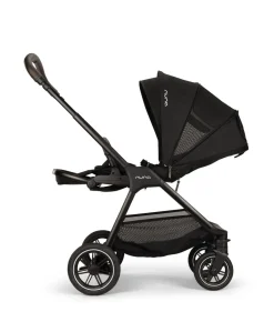 Nuna Triv Next Pushchair 4 Piece Travel Bundle with TODL Next Car Seat & Base - Caviar