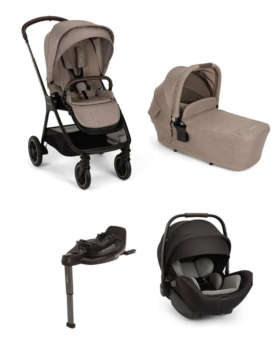 Nuna TRIV NEXT With Arra Flex Car Seat & Base - Cedar