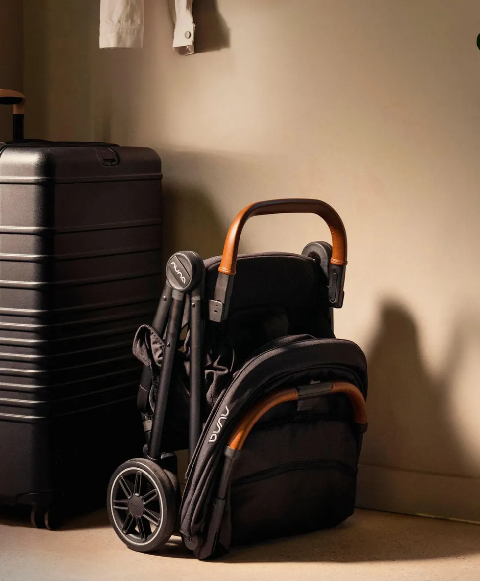 Nuna TRVL Pushchair with Travel Bag & Raincover - Caviar