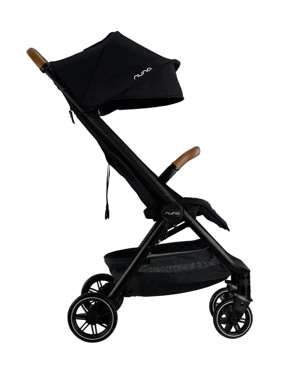 Nuna TRVL Pushchair with Travel Bag & Raincover - Caviar