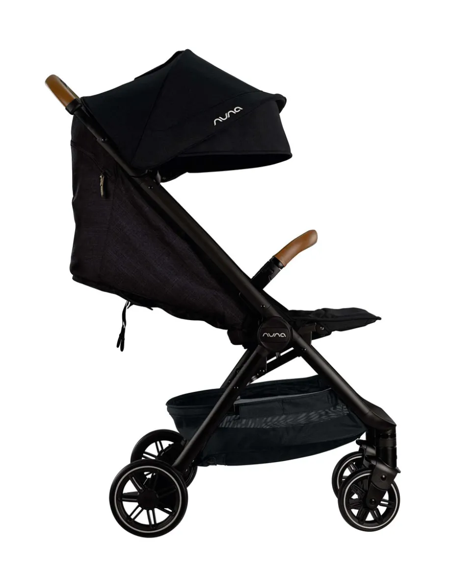 Nuna TRVL Pushchair with Travel Bag & Raincover - Caviar