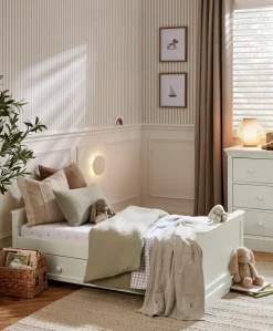 Oxford 2 Piece Cotbed Set with Dresser Changer - White