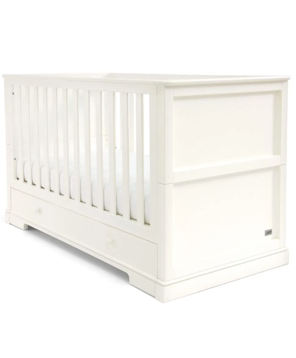 Oxford 2 Piece Cotbed Set with Dresser Changer - White