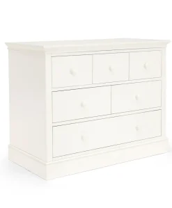 Oxford Nursery Bundle with Lua Bedside Crib (6 Piece) – White