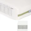 Premium Pocket Spring Cotbed Mattress & Fitted Sheets (2 Pack) - White