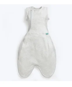 Purflo Swaddle to Sleep Bag 0-4 Months (0.5 Tog) - Minimal Grey