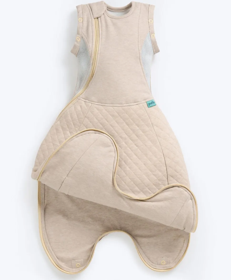 Purflo Swaddle to Sleep Bag 0-4 Months (2.5 Tog) - Hazel
