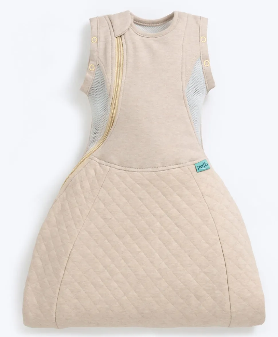 Purflo Swaddle to Sleep Bag 0-4 Months (2.5 Tog) - Hazel