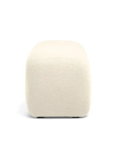 Royton Nursing Chair & Footsool Set - Off White Boucle