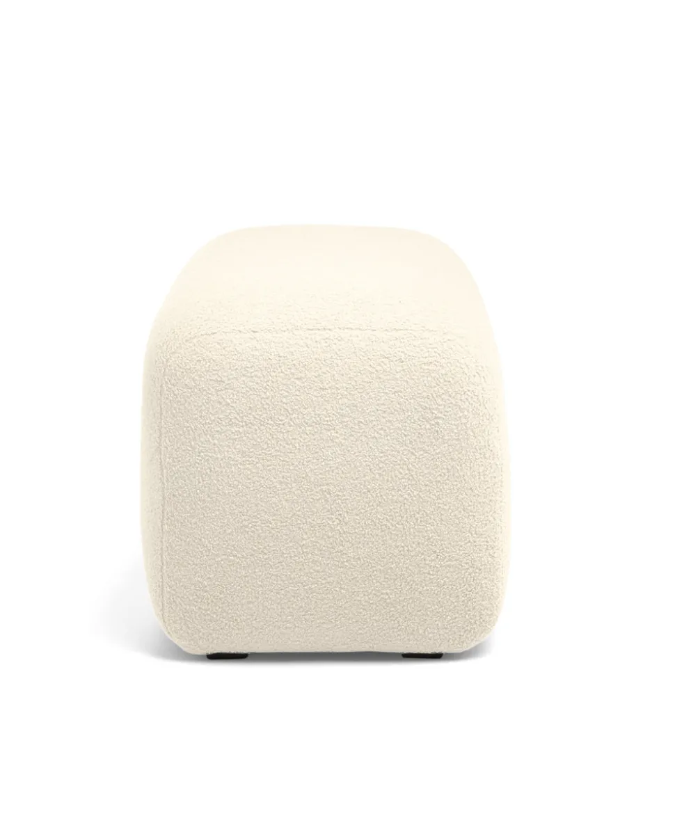 Royton Nursing Chair & Footsool Set - Off White Boucle