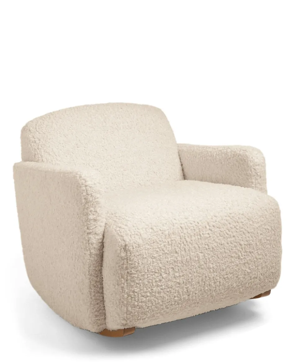 Royton Nursing Chair & Footstool Set - Biscuit Teddy