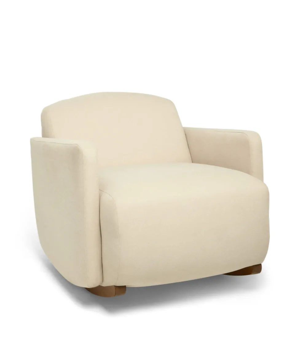 Royton Nursing Chair & Footsool Set - Camel Woven