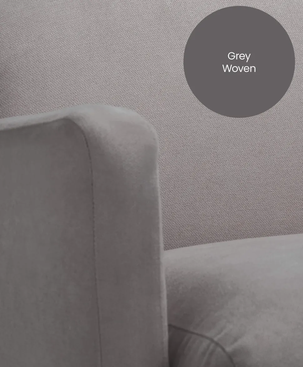 Royton Nursing Chair - Grey Woven