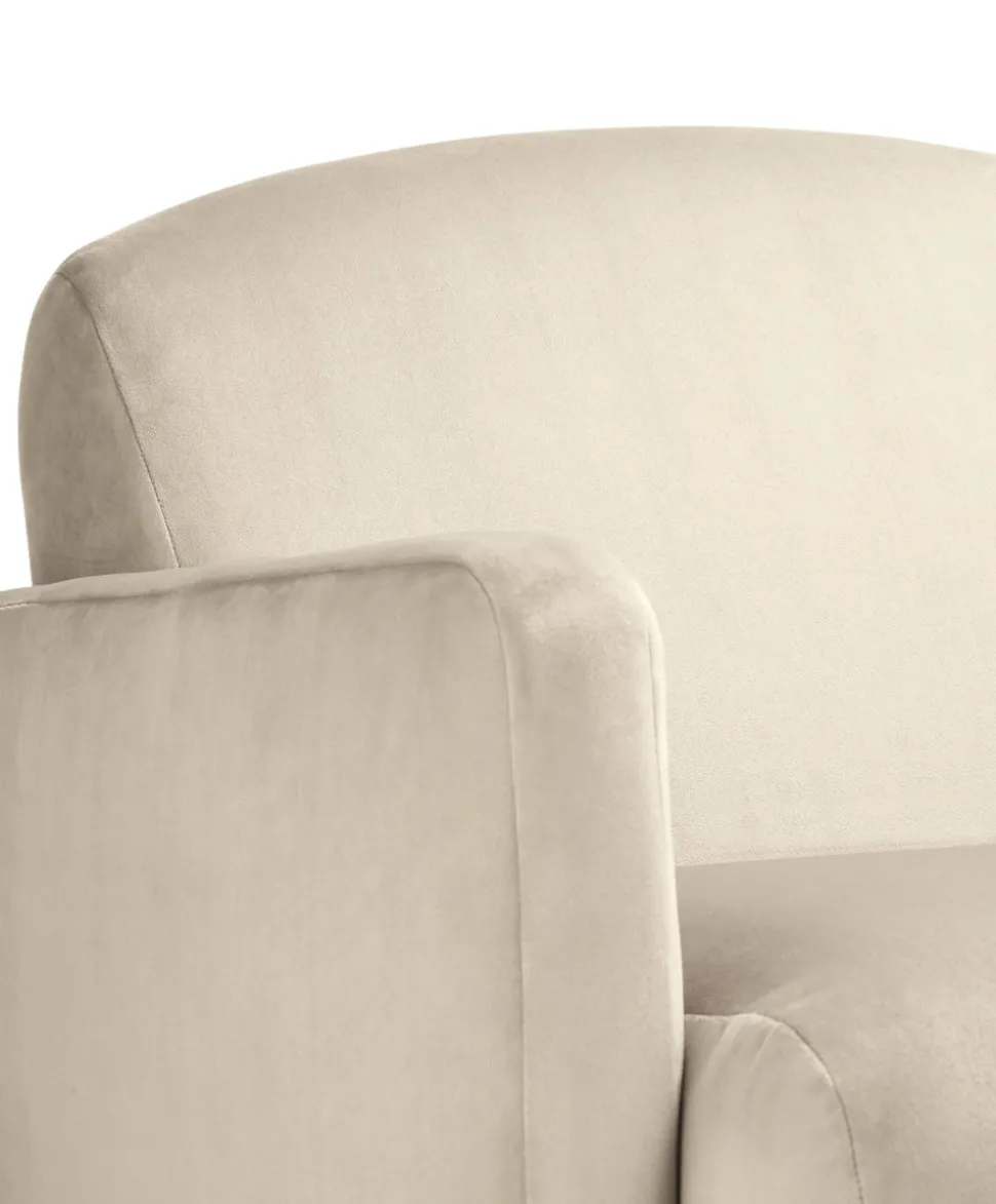 Royton Nursing Chair - Latte Velvet