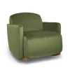 Royton Nursing Chair - Olive Velvet