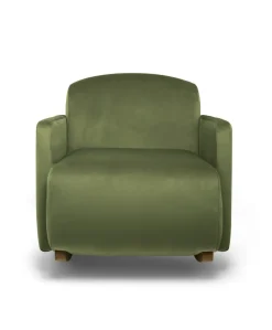 Royton Nursing Chair - Olive Velvet