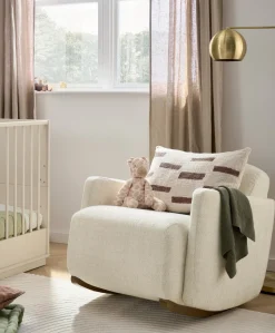 Royton Nursing Chair - Sandstone Textured Weave