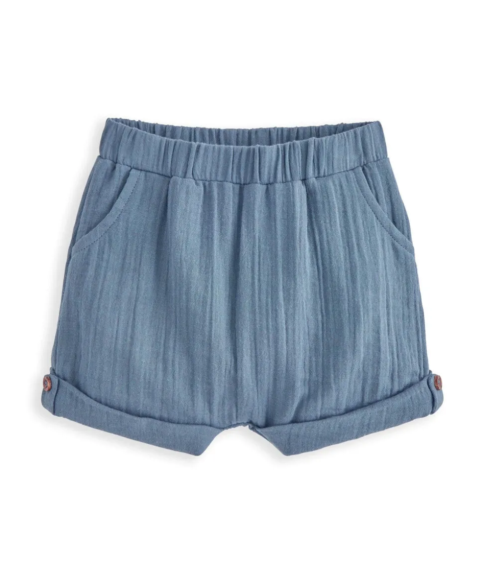 Shirt, Shorts, and Bodysuit Set (3 Pieces) - Blue