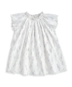 Short Sleeve Dress - Lavender Print
