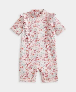 Short Sleeve Floral Rashsuit