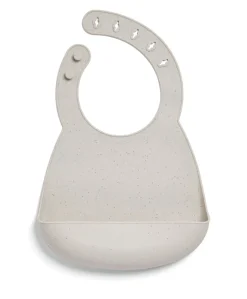 Silicone Bibs (2 Pack) – Neutral Speckle