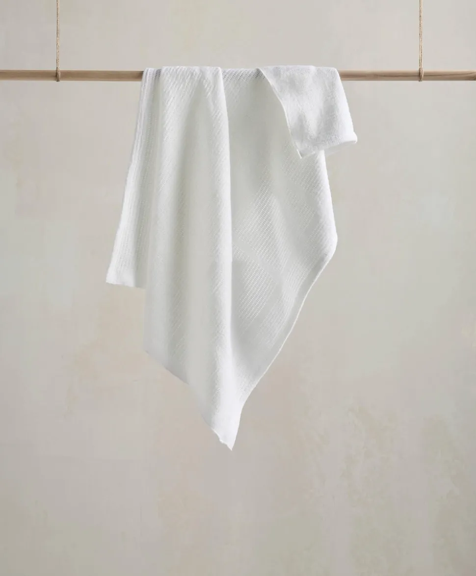 Small Cellular Blanket - White