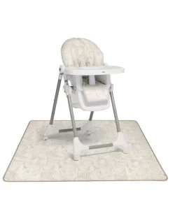Snax Highchair & Splash Mat Bundle – Woven Natural