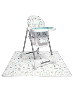 Snax Highchair & Weaning Splash Mat Bundle - Happy Planet