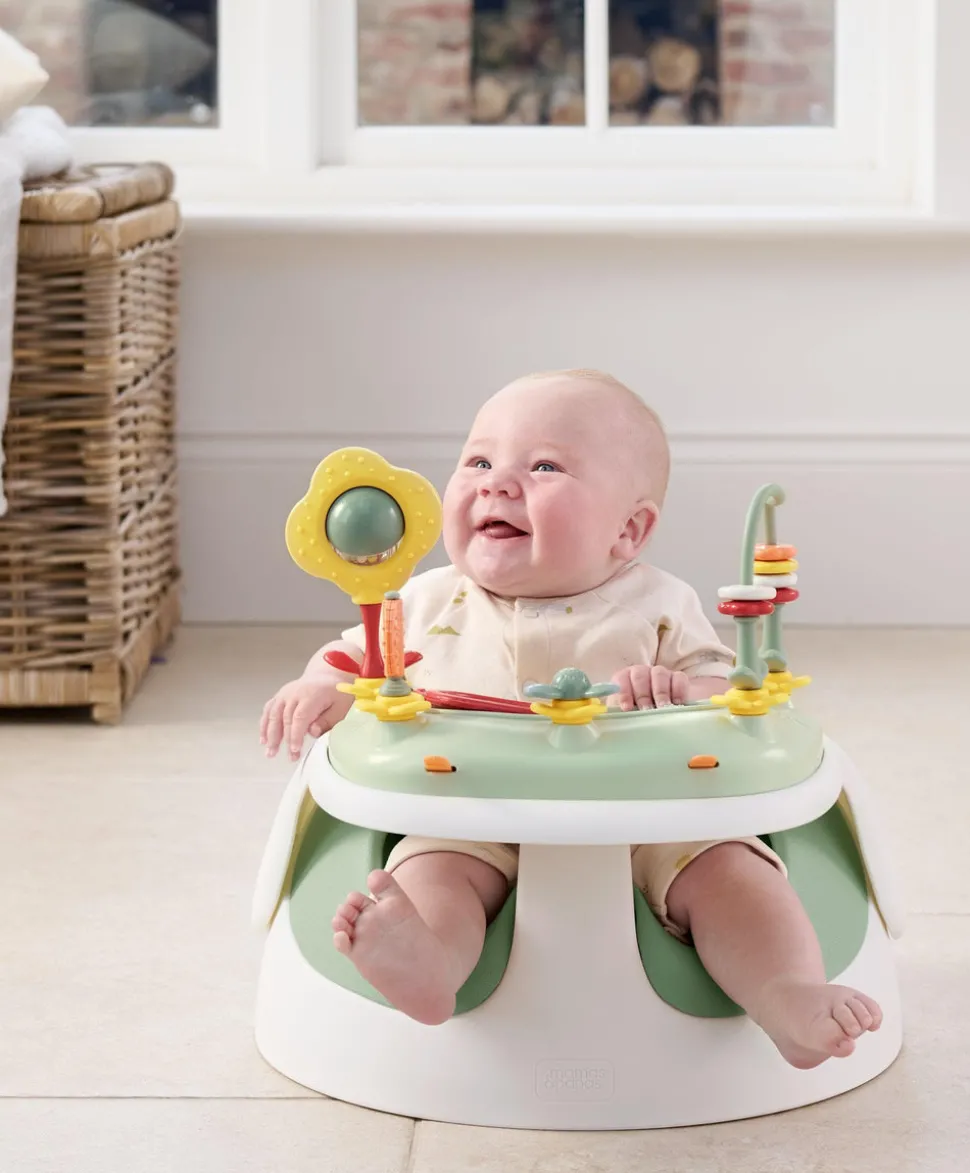 Snug Floor Seat with Activity Tray - Eucalyptus
