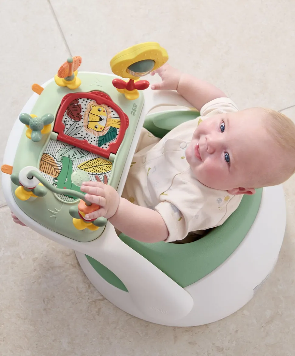 Snug Floor Seat with Activity Tray - Eucalyptus