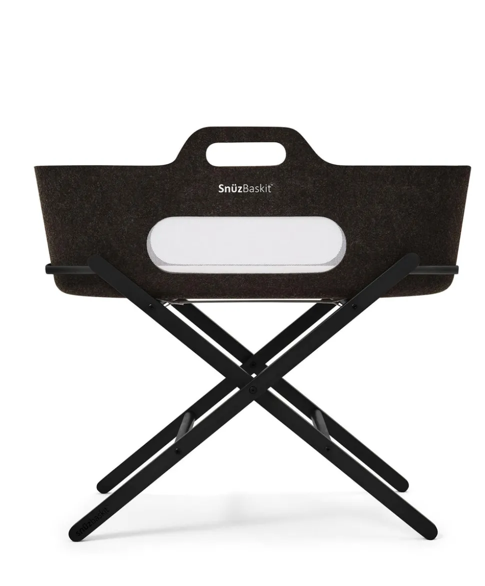 SnuzBaskit Moses Basket & Stand - Graphite