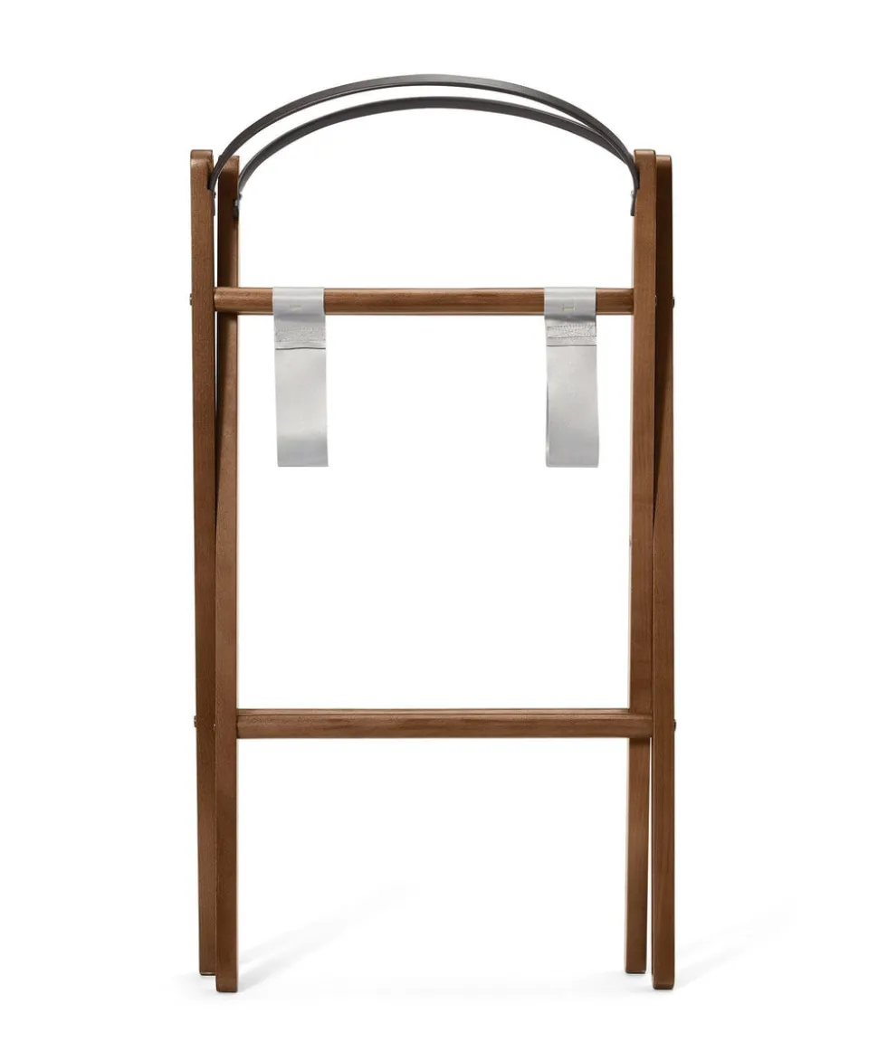 SnuzBaskit Moses Basket & Stand - Graphite/Walnut