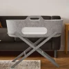 SnuzBaskit Moses Basket & Stand - Light Grey/Dove