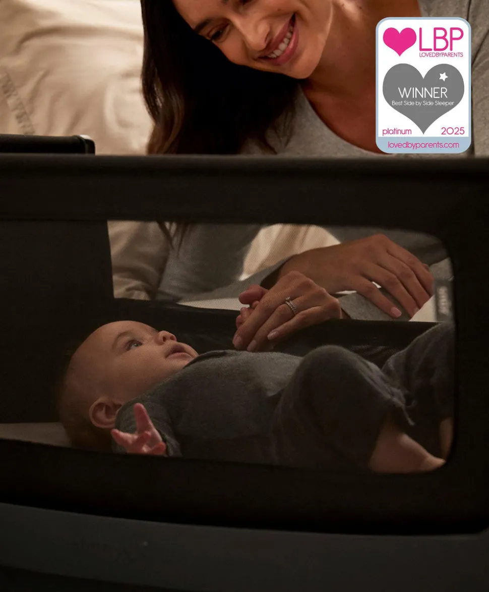 SnuzPod 5 Bedside Crib - Graphite