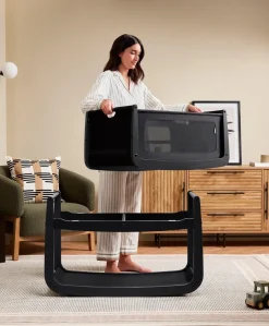 SnuzPod 5 Bedside Crib - Graphite
