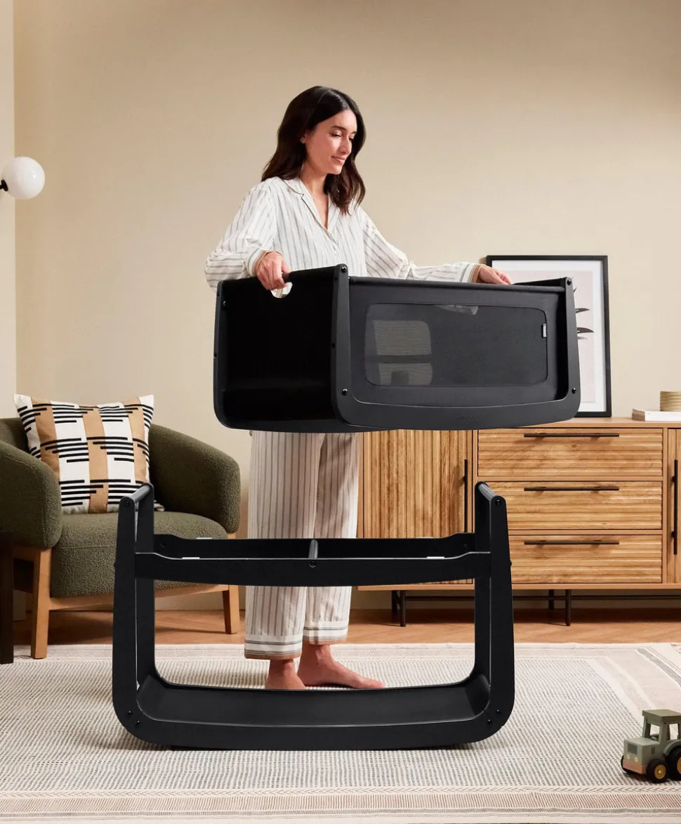 SnuzPod 5 Bedside Crib - Graphite
