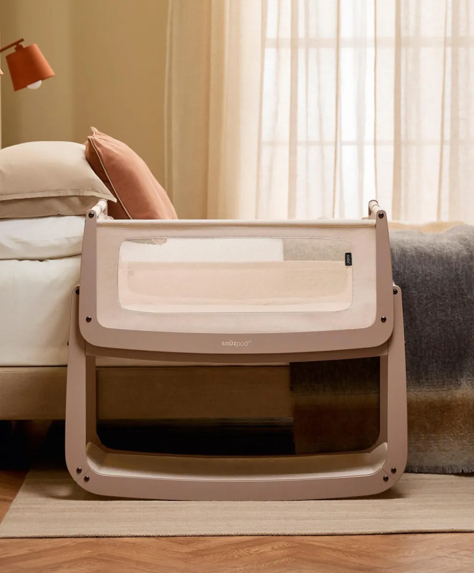 SnuzPod 5 Bedside Crib - Mocha