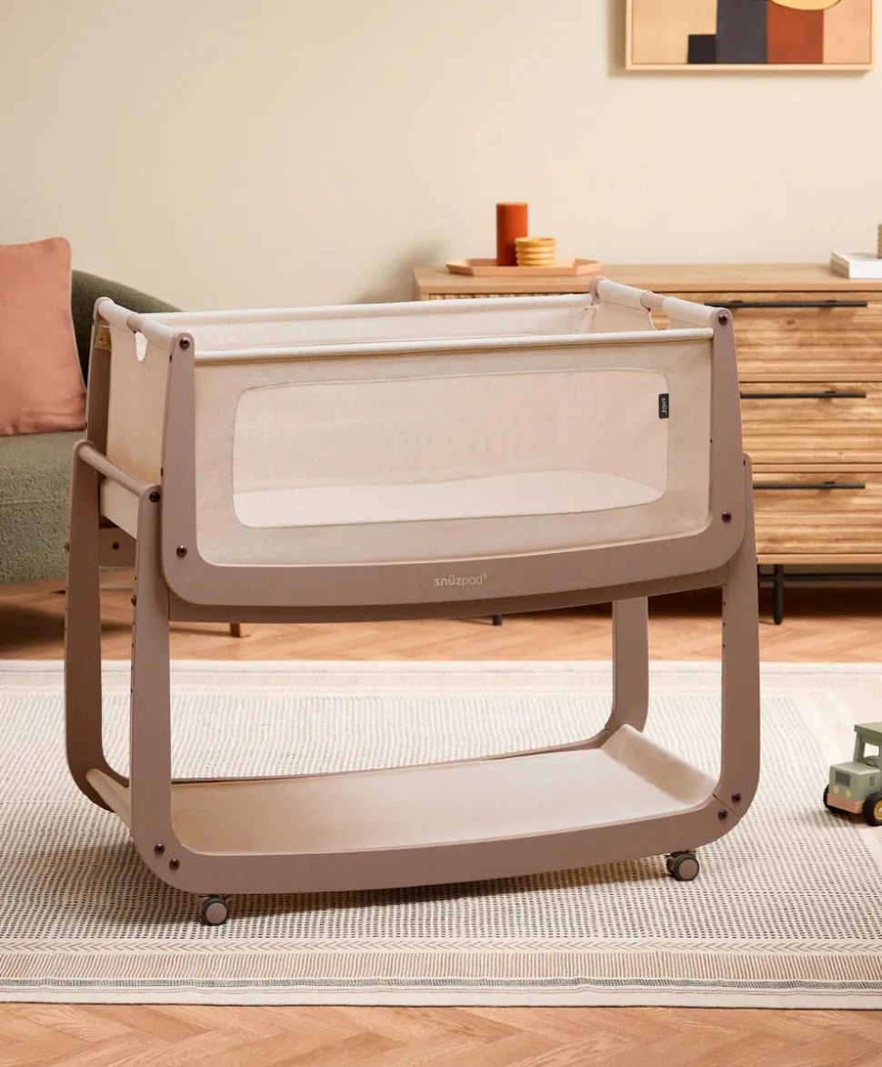 SnuzPod 5 Bedside Crib - Mocha