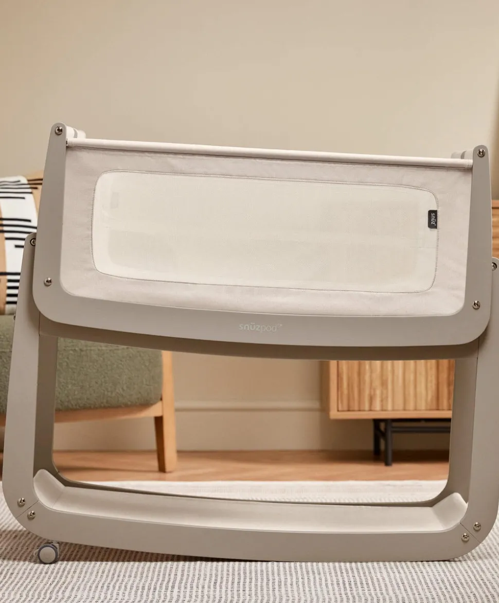 SnuzPod 5 Bedside Crib - Pebble