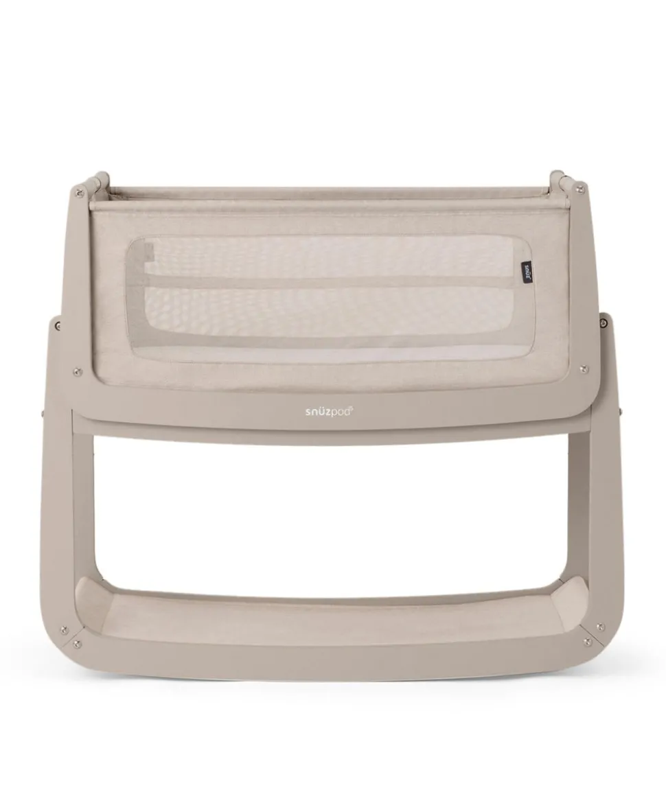 SnuzPod 5 Bedside Crib - Pebble