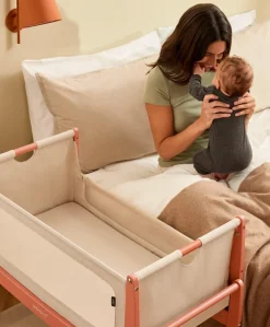 SnuzPod 5 Bedside Crib - Terracotta