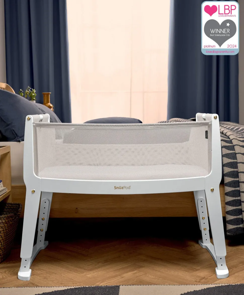 SnuzPod Studio Bedside Crib - Paris