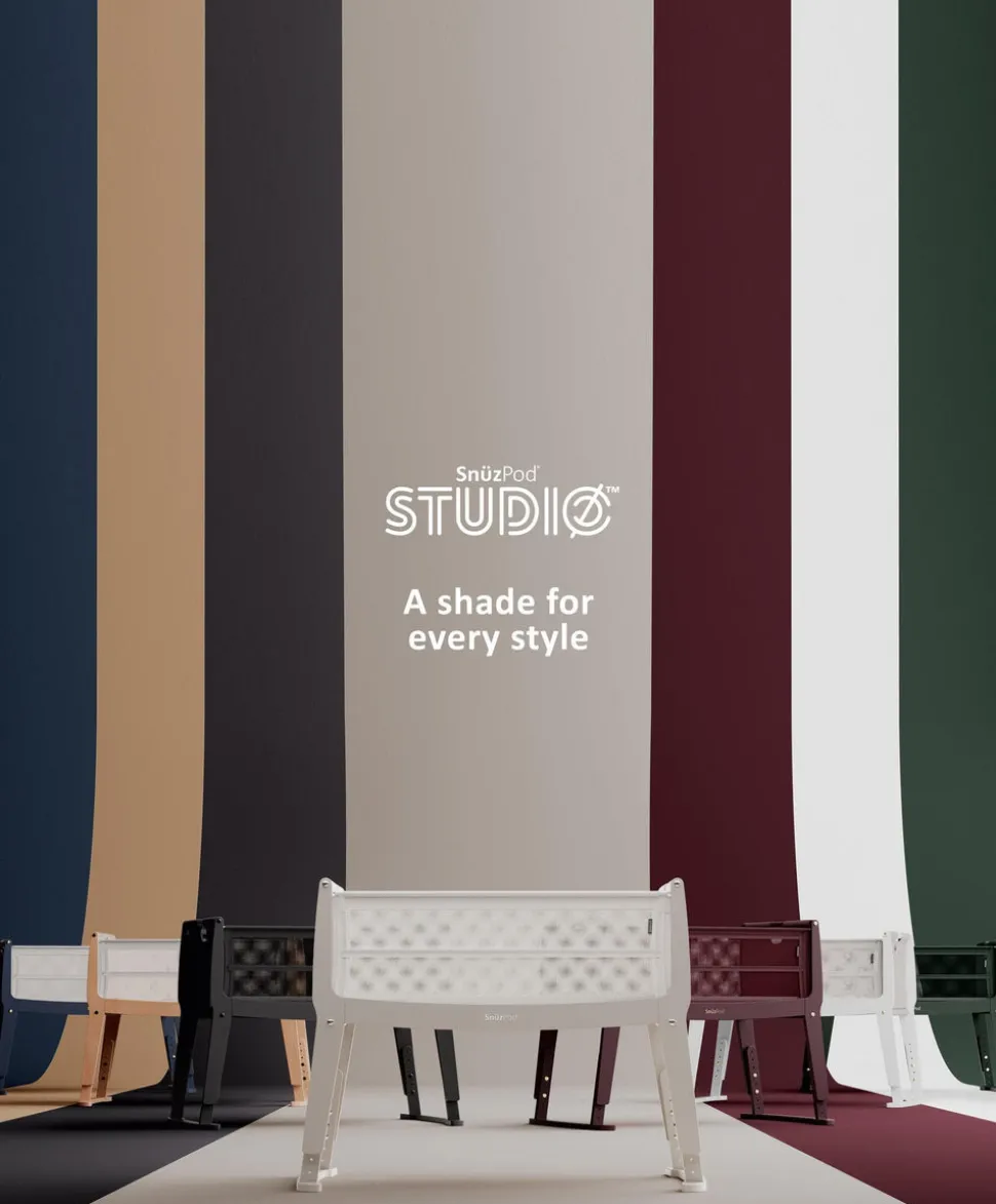 SnuzPod Studio Bedside Crib - Brooklyn