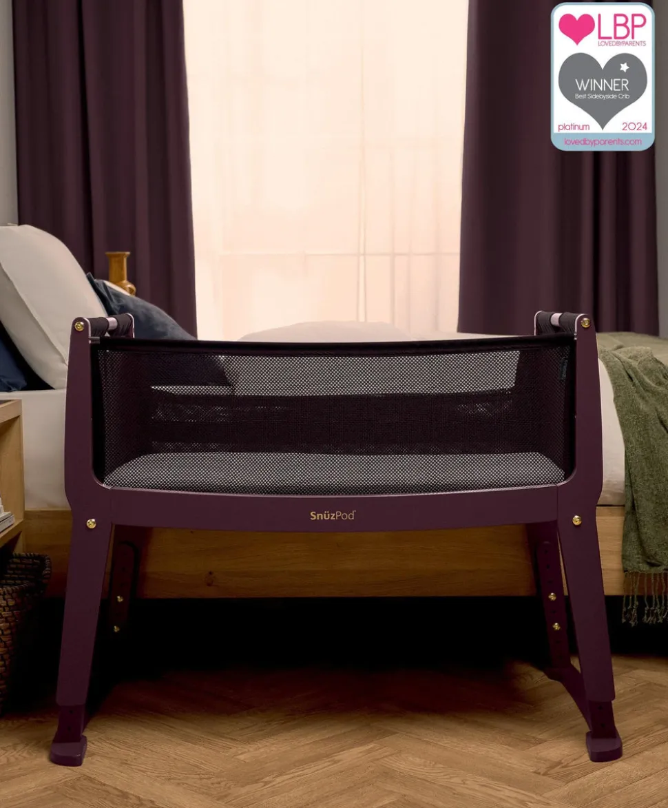 SnuzPod Studio Bedside Crib - Rome